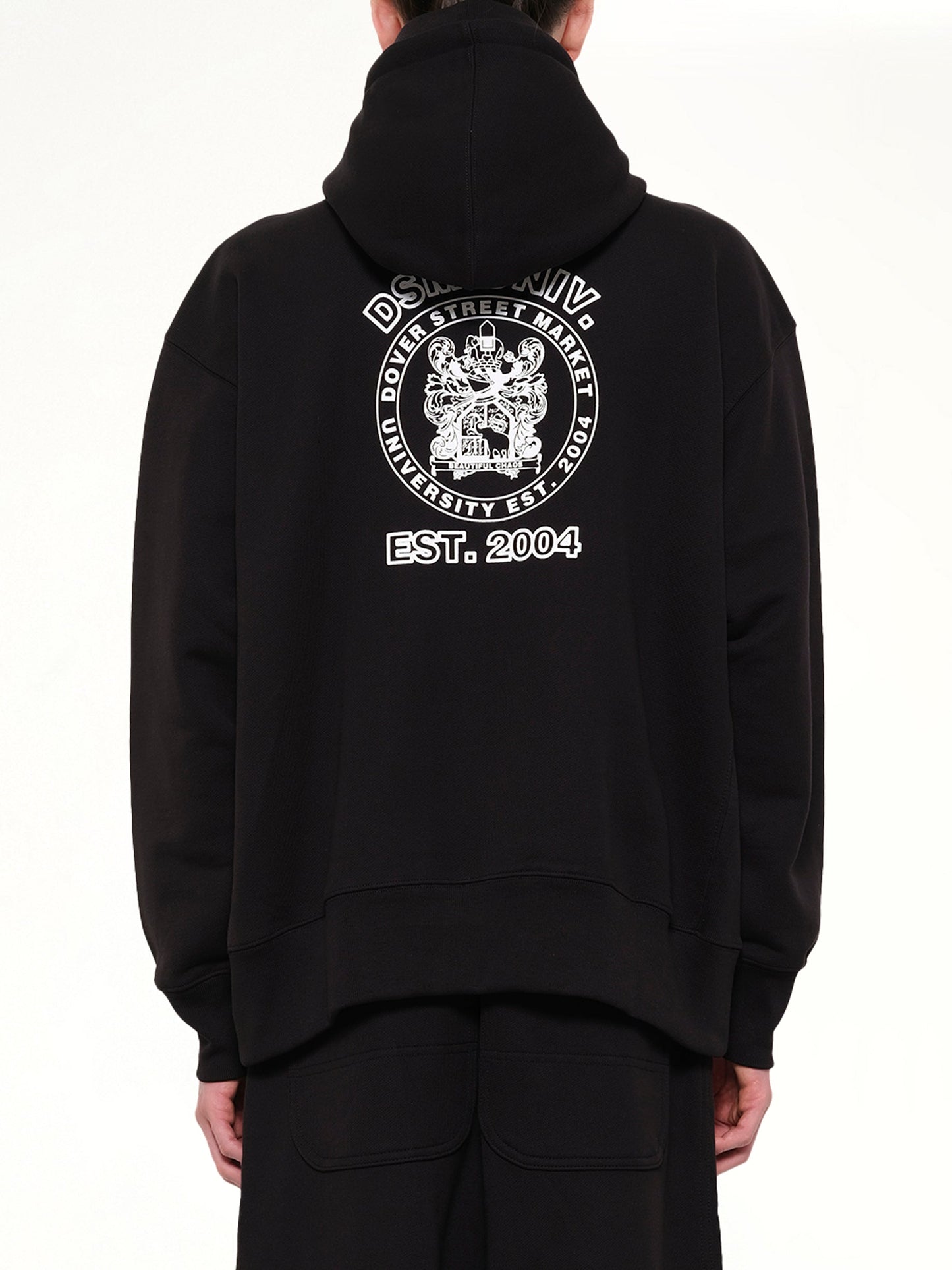 DSM KEI NINOMIYA Pile Knit Oversized Hoodie (Black)