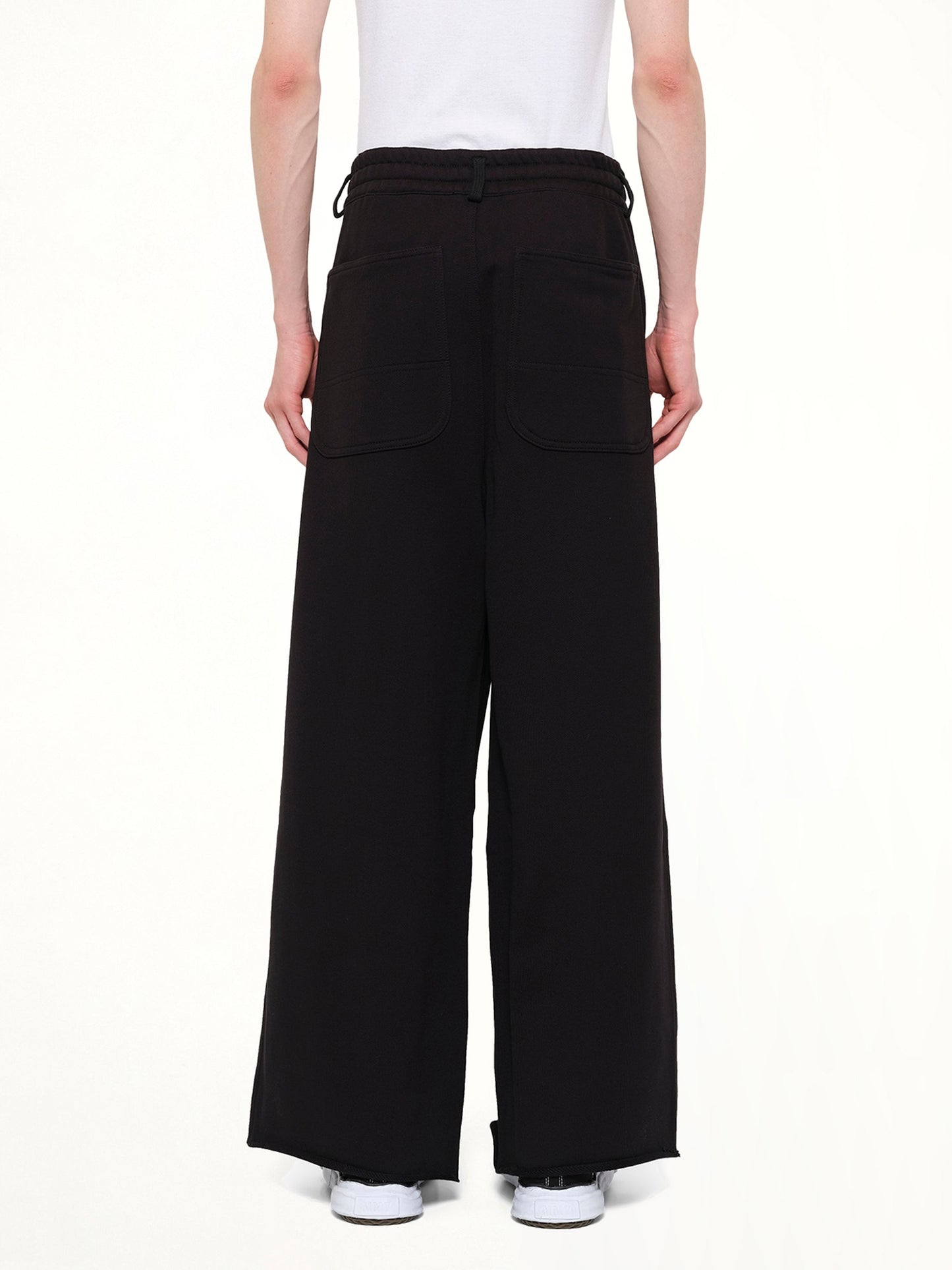 DSM KEI NINOMIYA Pile Knit Pleated Pants (Black)