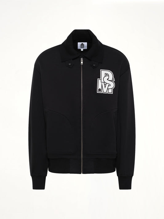 DSM KEI NINOMIYA Doublet Knit Varsity Jacket (Black)
