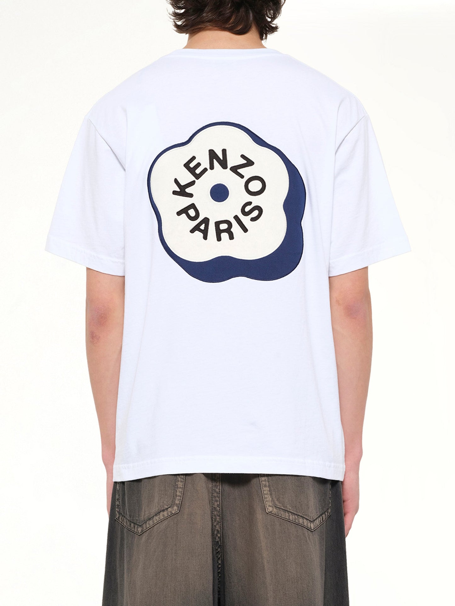 KENZO Gots Boke Flower 2.0 Embroidered Oversize T-Shirt (White)