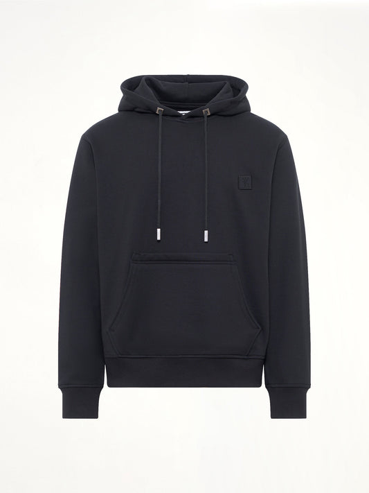 WOOYOUNGMI Flower Back Print Hoodie (Black)