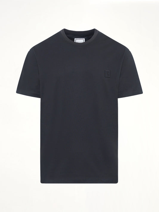 WOOYOUNGMI Flower Back Print T-Shirt (Black)