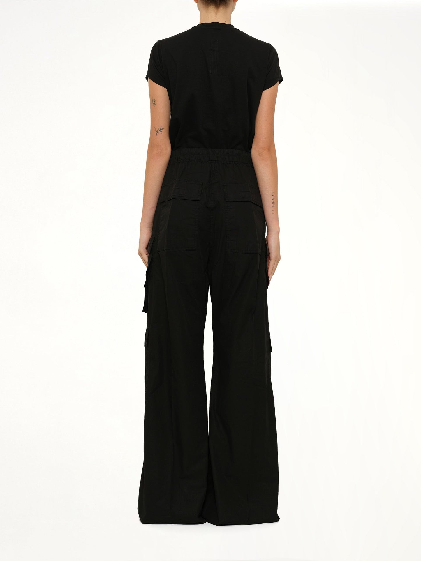 RICK OWENS DRKSHDW Double Cargo Jumbo Belas (Black)