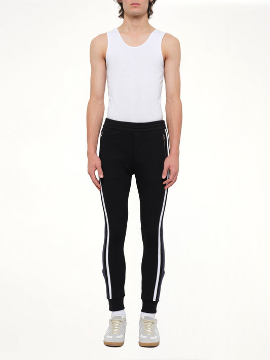 ALEXANDER MCQUEEN Embroidered Sweat Pants (Black)