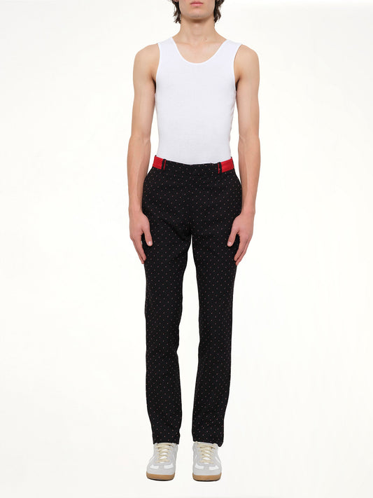 ALEXANDER MCQUEEN Jacquard Pants (Black)