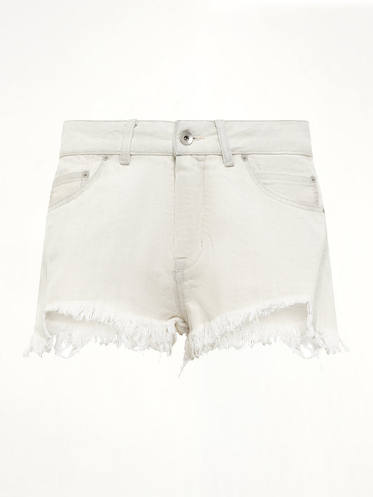RICK OWENS Bias Cutoffs (White)