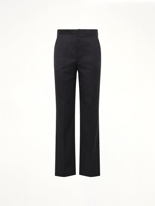 MAISON MARGIELA Compact Light Wool Suit Pants (Black)
