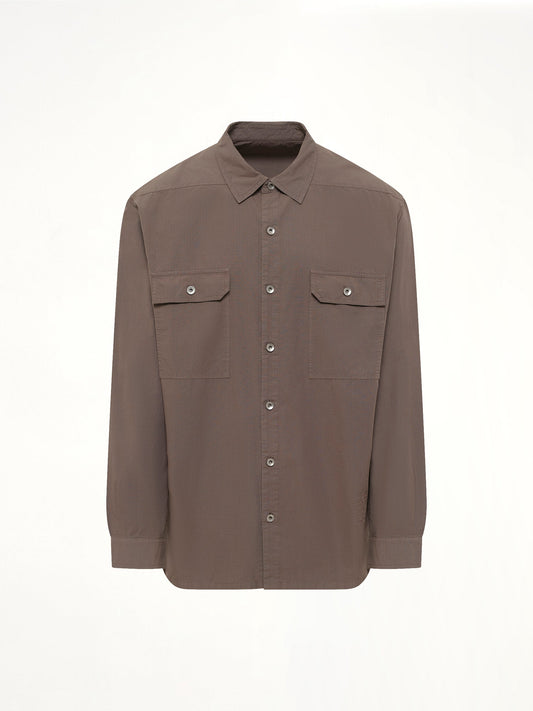 RICK OWENS DRKSHDW Jumbo Outershirt (Brown)