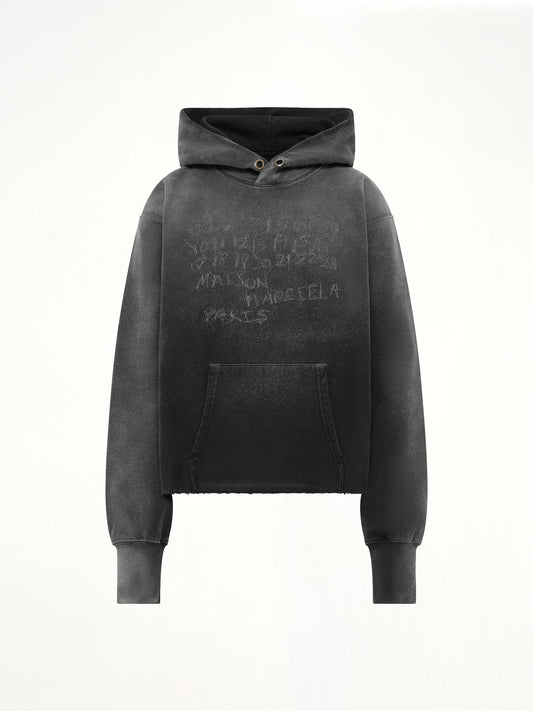 MAISON MARGIELA Number Hoodie (Black)