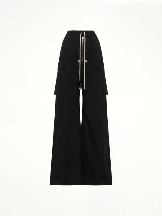 RICK OWENS DRKSHDW Double Cargo Jumbo Belas (Black)