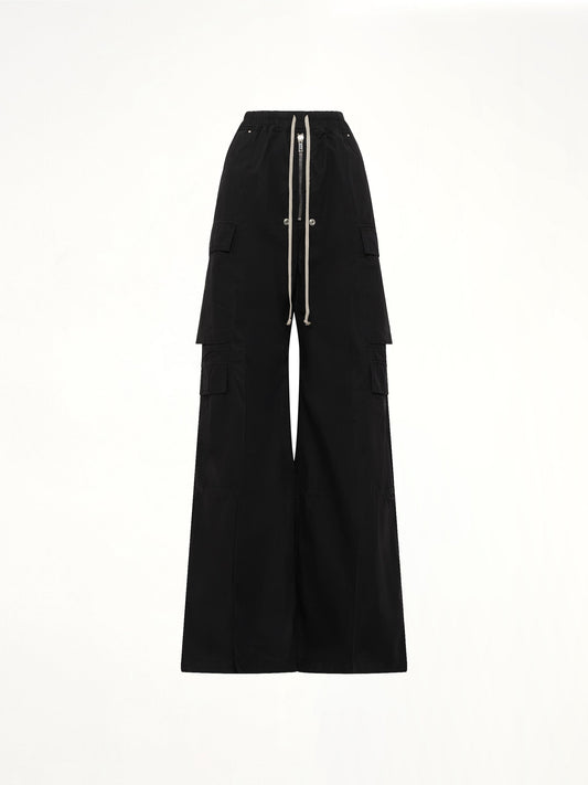 RICK OWENS DRKSHDW Double Cargo Jumbo Belas (Black)