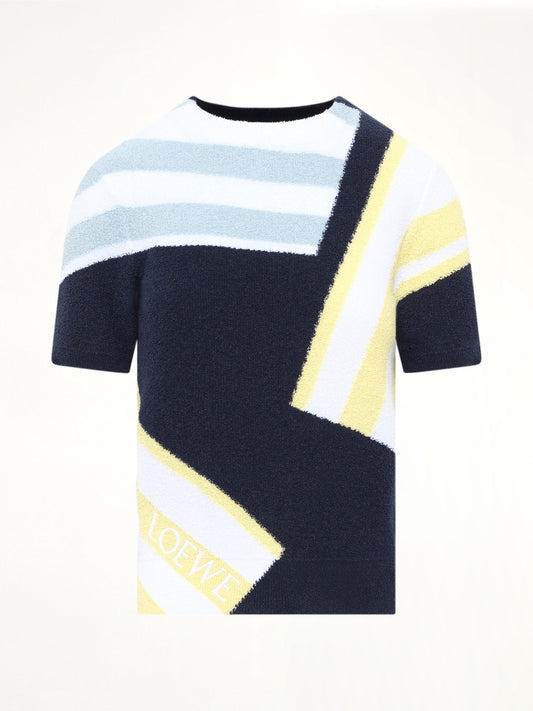 LOEWE Short Sleeve Sweater (Blue)