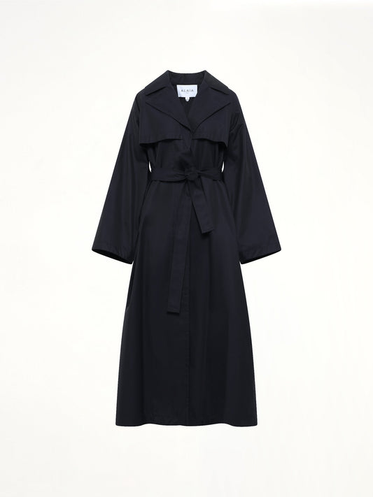 ALAIA Trench Coat (Navy)