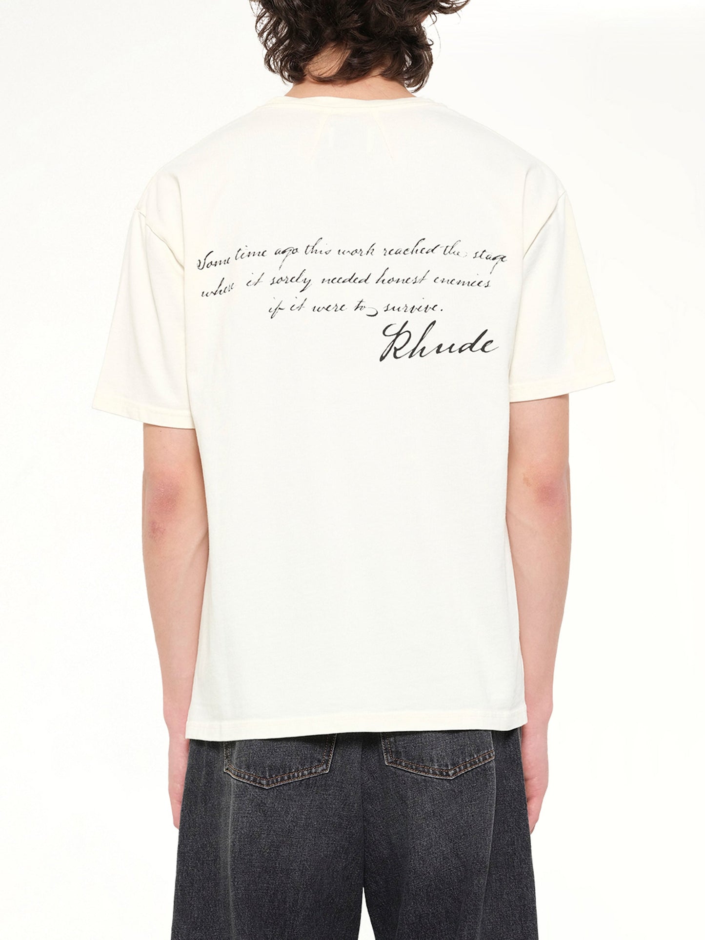 RHUDE Montenegro Morada T-Shirt (White)