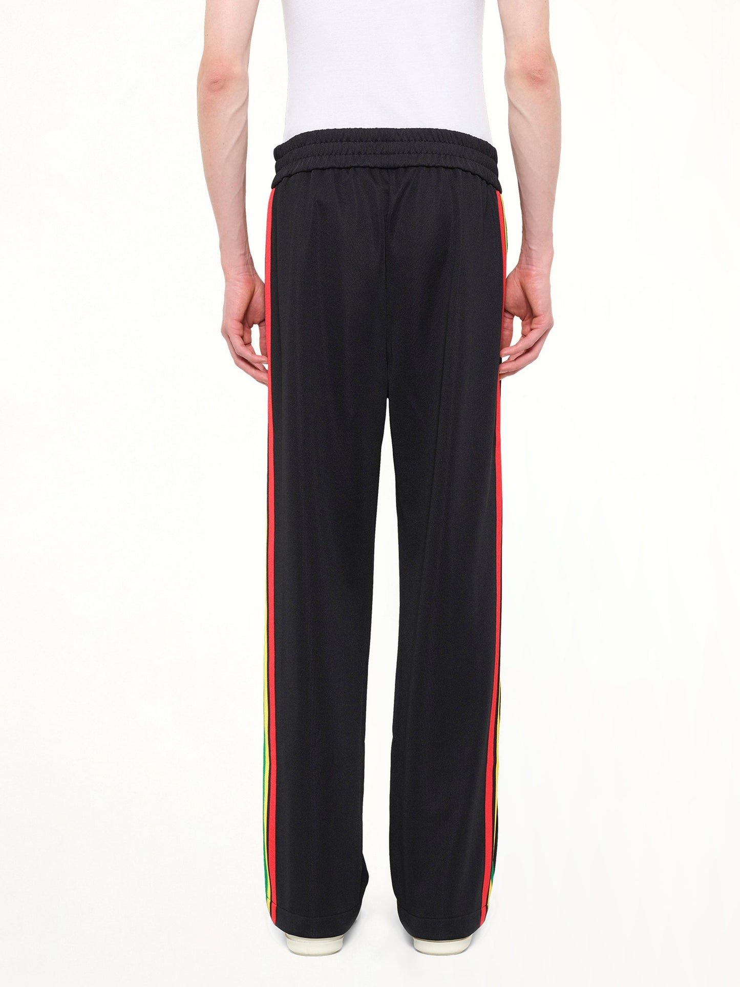 PALM ANGELS J Classic Logo Vint Track Pants (Black)