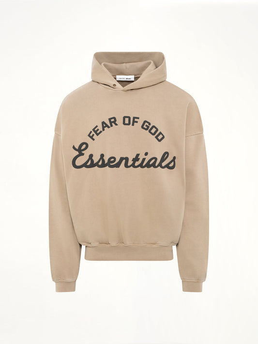 FEAR OF GOD ESSENTIALS Training 90's Hoodie (Brown)