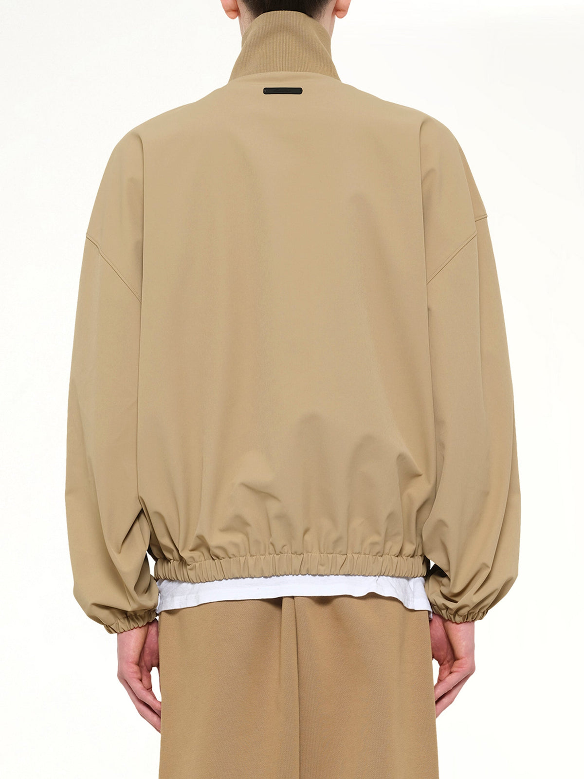 FEAR OF GOD ESSENTIALS Signature Full Zip Track Jacket (Brown)