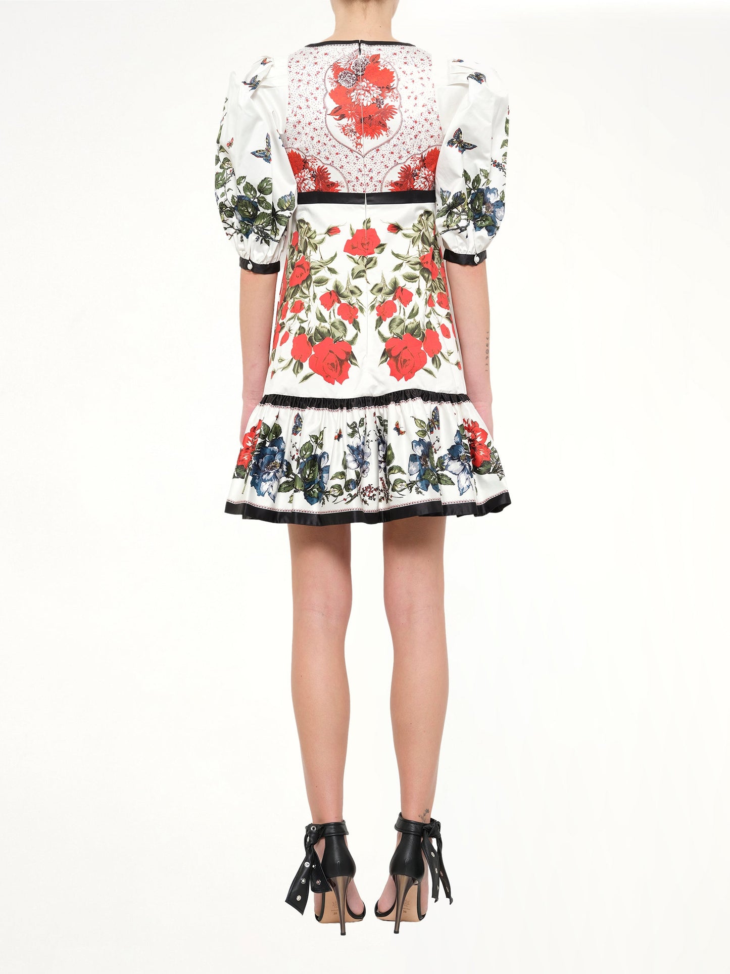 Alexander McQueen Floral Table Abito Dress (9030)