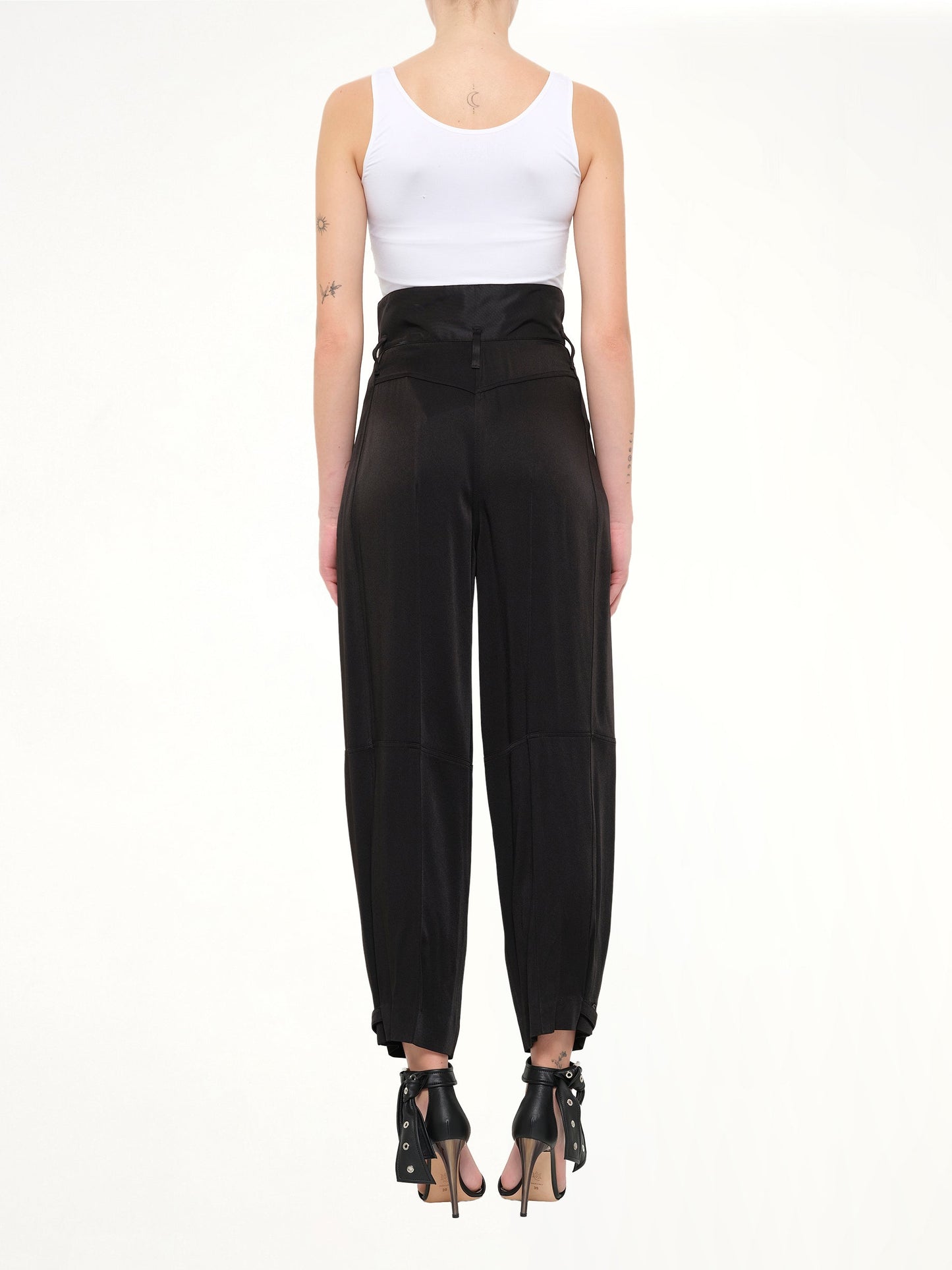 GIVENCHY Crepe Envers Fit Pants (Black)