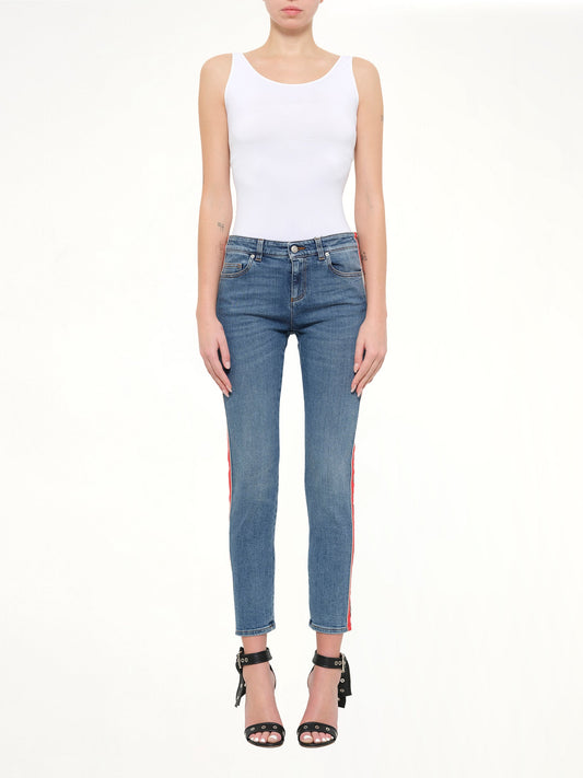 ALEXANDER MCQUEEN Kuroki Fit Denim Pants (Blue)