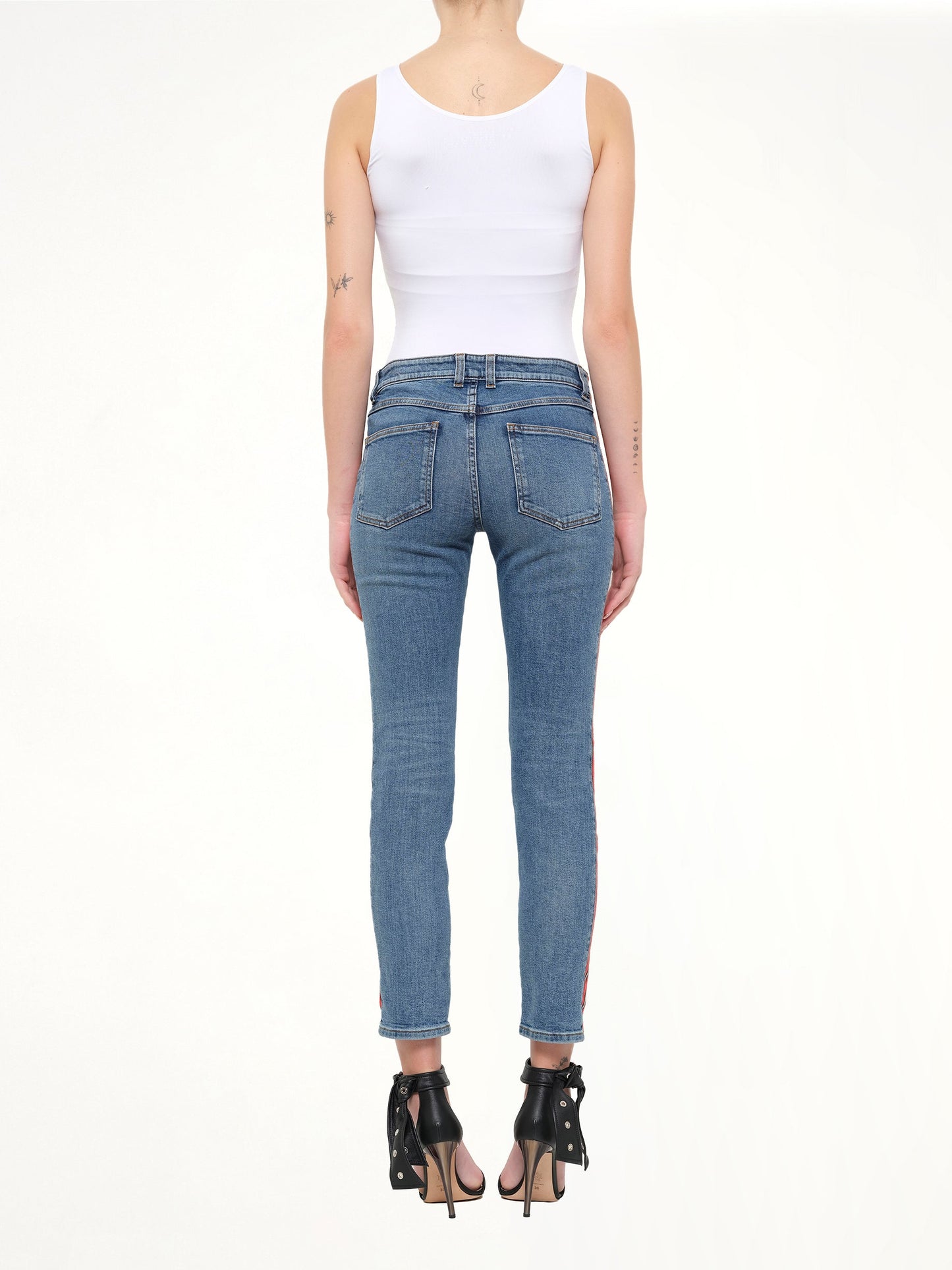 ALEXANDER MCQUEEN Kuroki Fit Denim Pants (Blue)