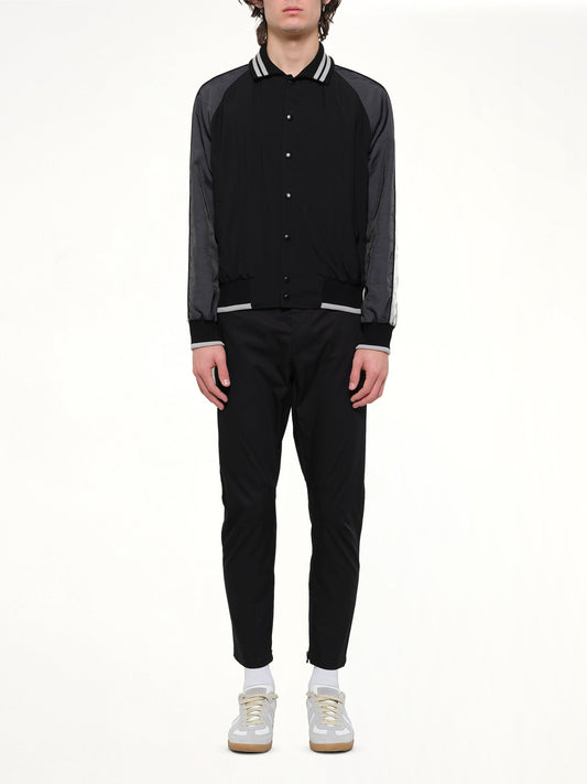 LANVIN Piping Baseball Jacket (Black)