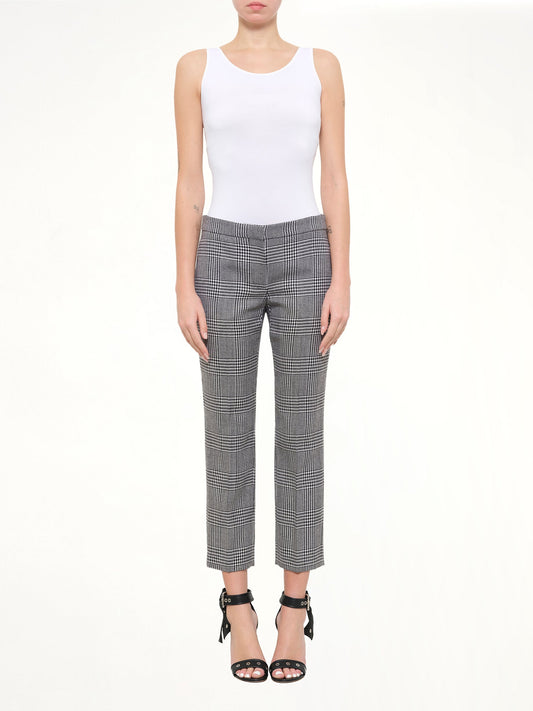 ALEXANDER MCQUEEN Prince Of Wales Pants (Black)