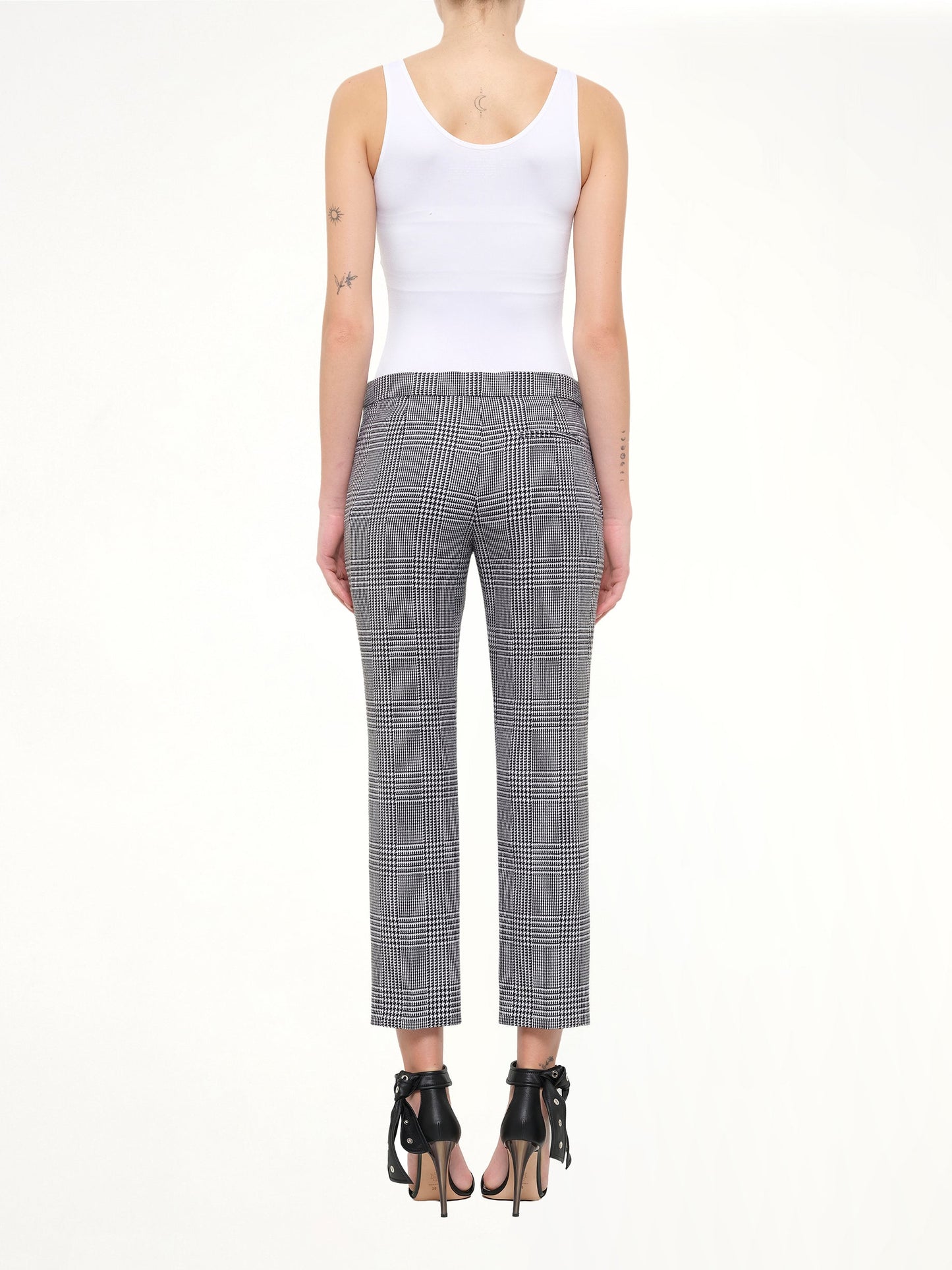 ALEXANDER MCQUEEN Prince Of Wales Pants (Black)
