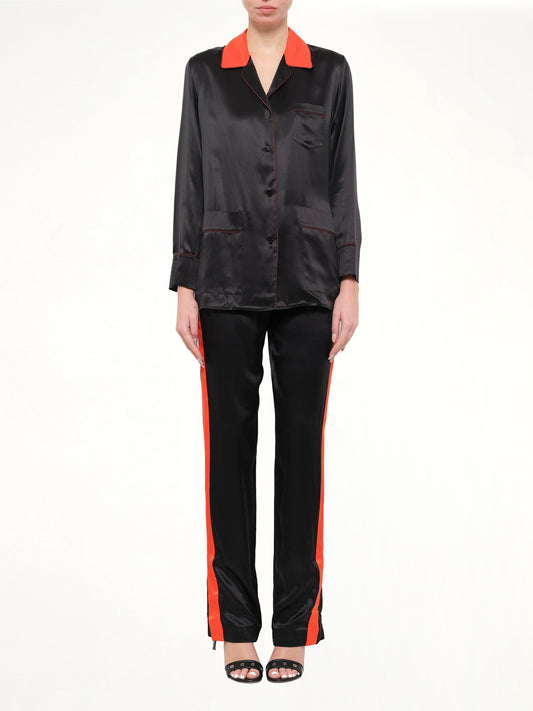 GIVENCHY Silk Shirt (Black)