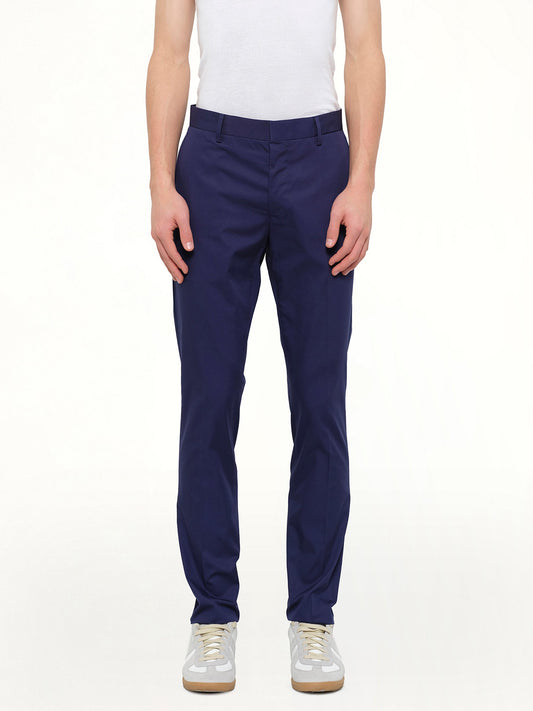 LANVIN Chino Slim Rib (Blue)