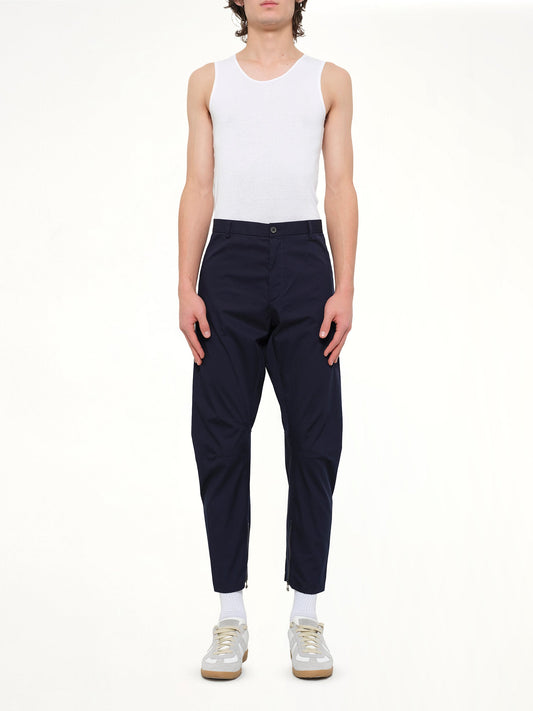 LANVIN Cut Biker Pants (Blue)