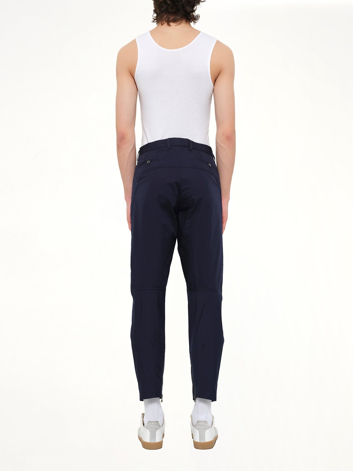 LANVIN Cut Biker Pants (Blue)