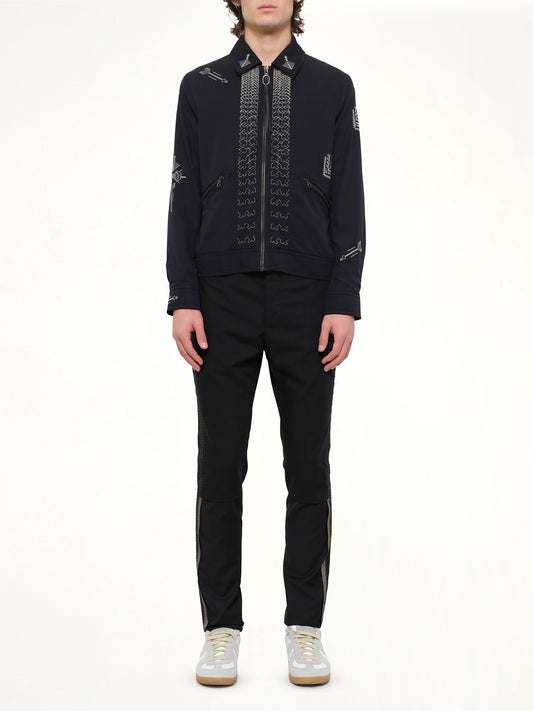 LANVIN Embroidered Jacket (Blue)