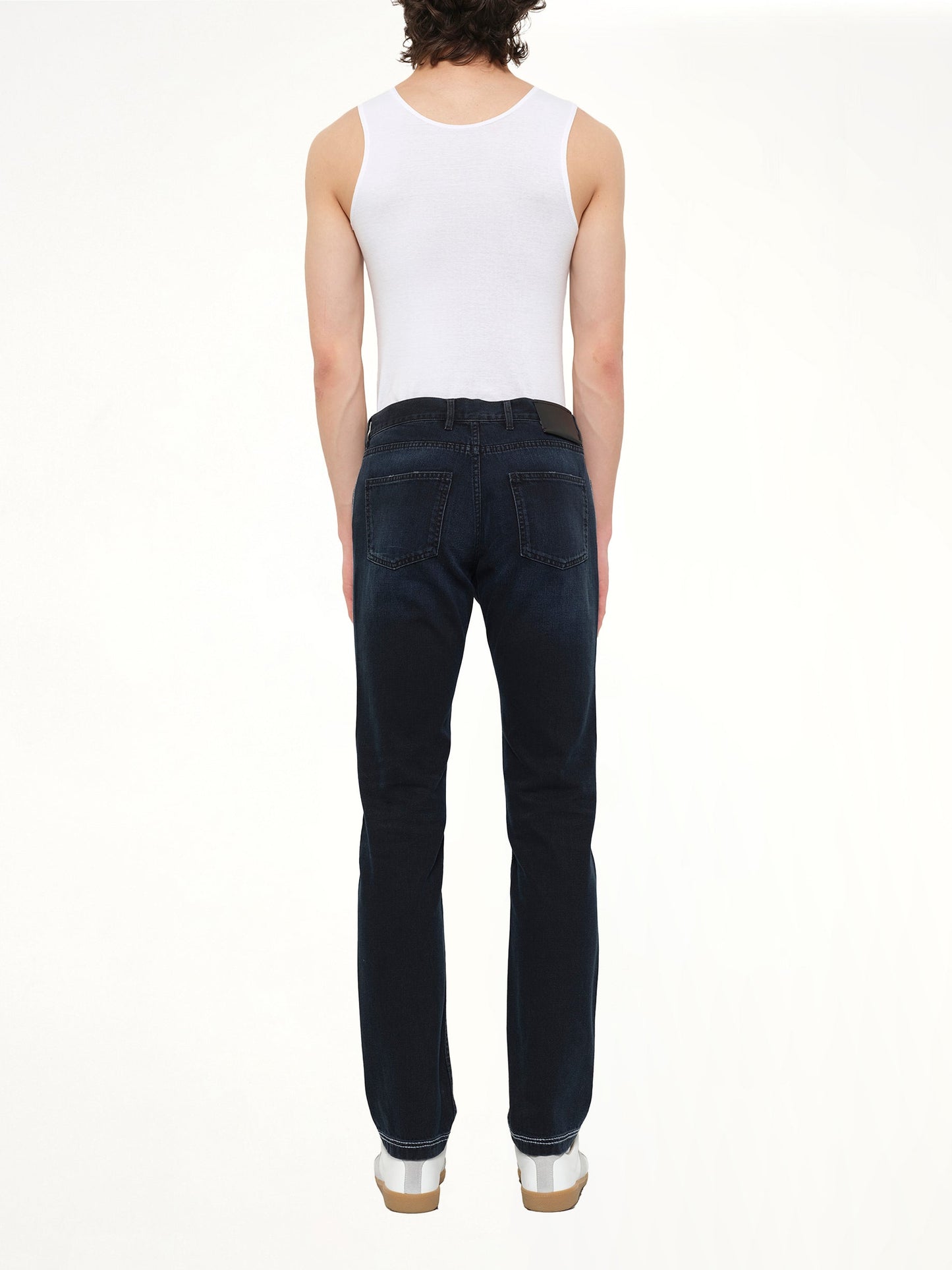 LANVIN Skinny Patch Jean (Anthracite)