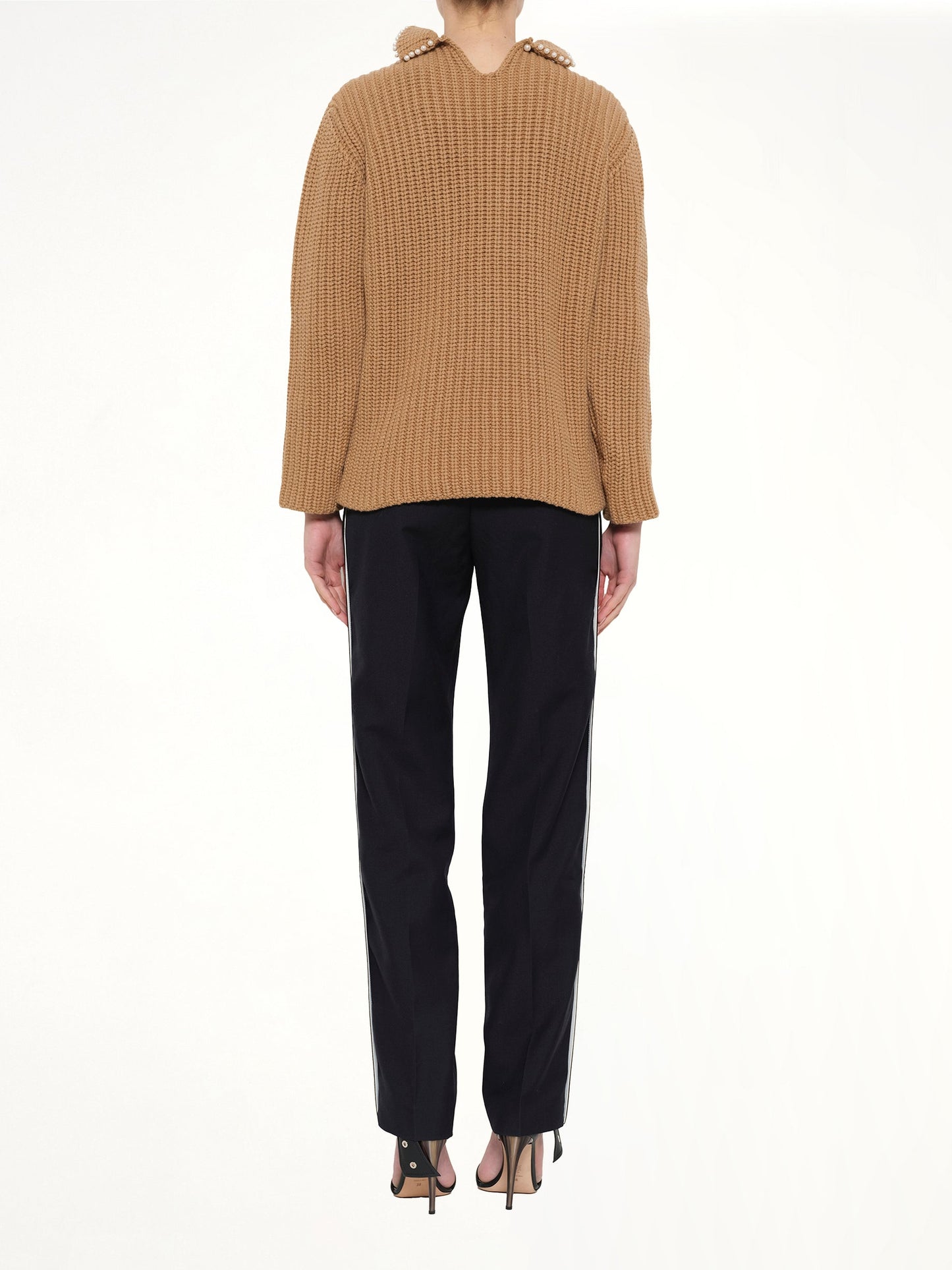 LOEWE High Pearls Sweater (Camel)