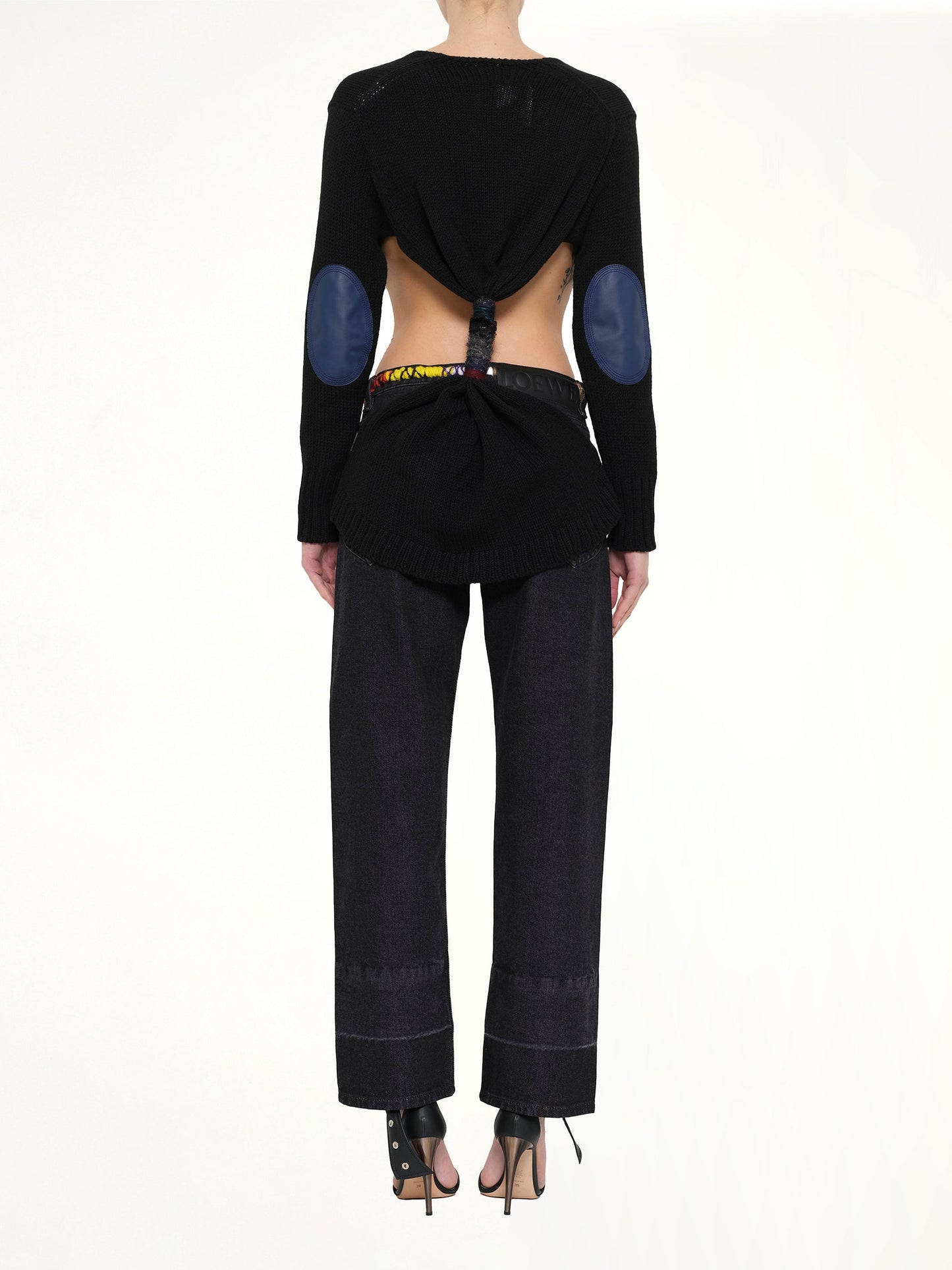 LOEWE Embroidered Knot Sweatshirt (Black)