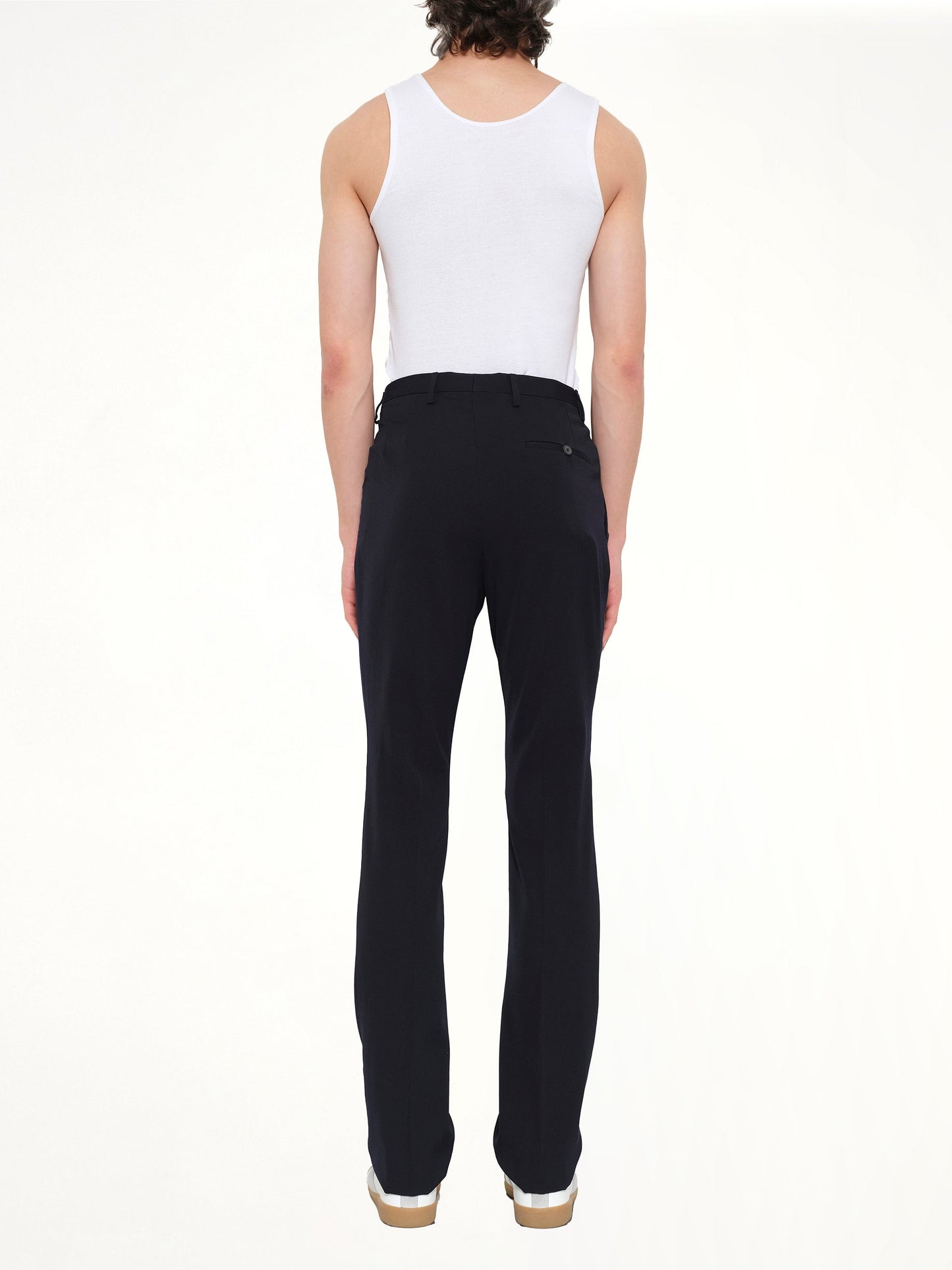 LANVIN Pants W/Ribbon Pocket (Navy)