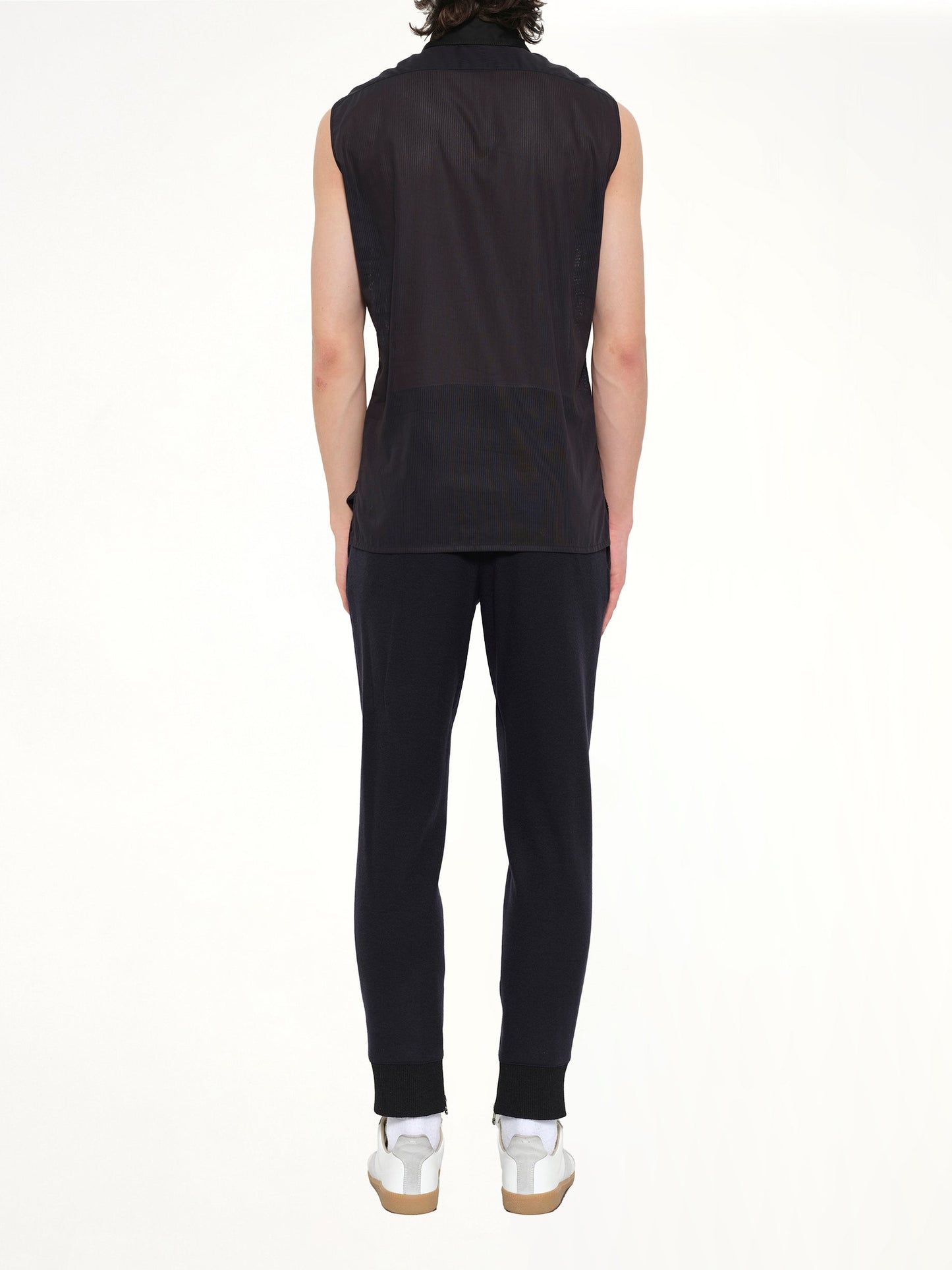 LANVIN S/Less Shirt Patchwork (Black)