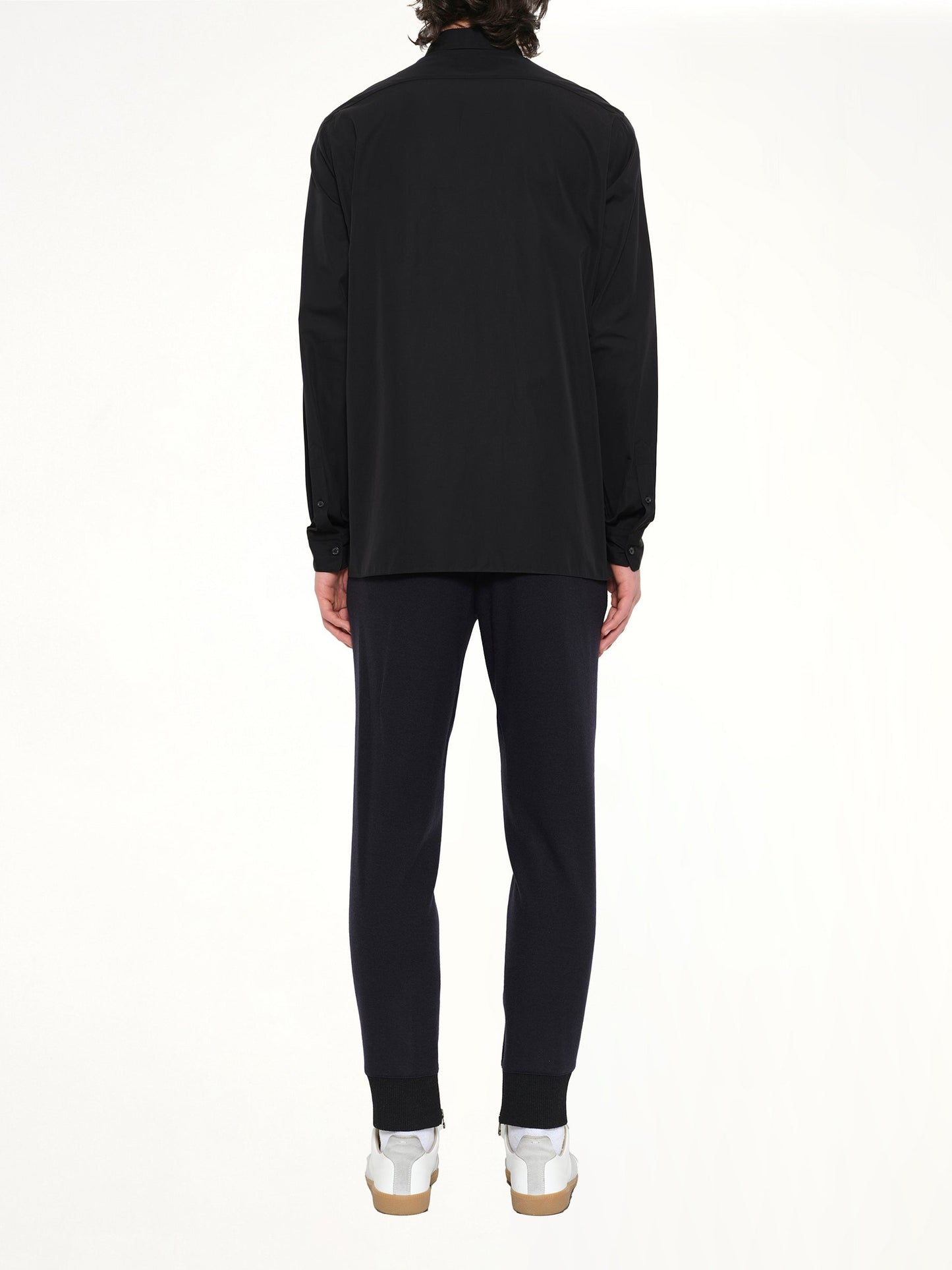 LANVIN Shirt Small Collar (Black)