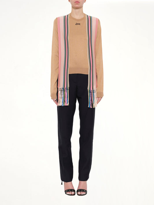 LOEWE Stripe Bands Sweater (Camel)