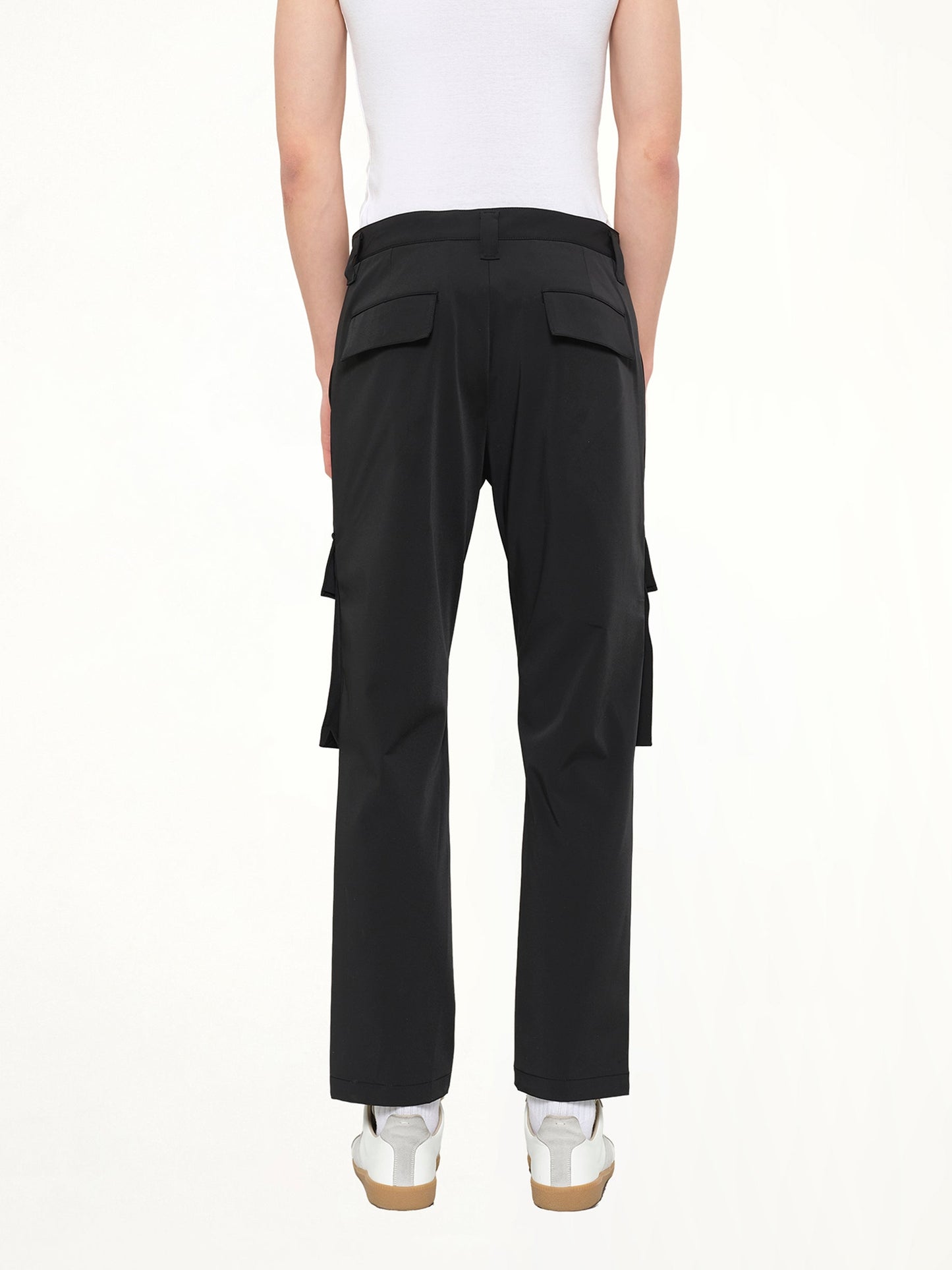 WOOYOUNGMI Casual Cargo Pants (Black)