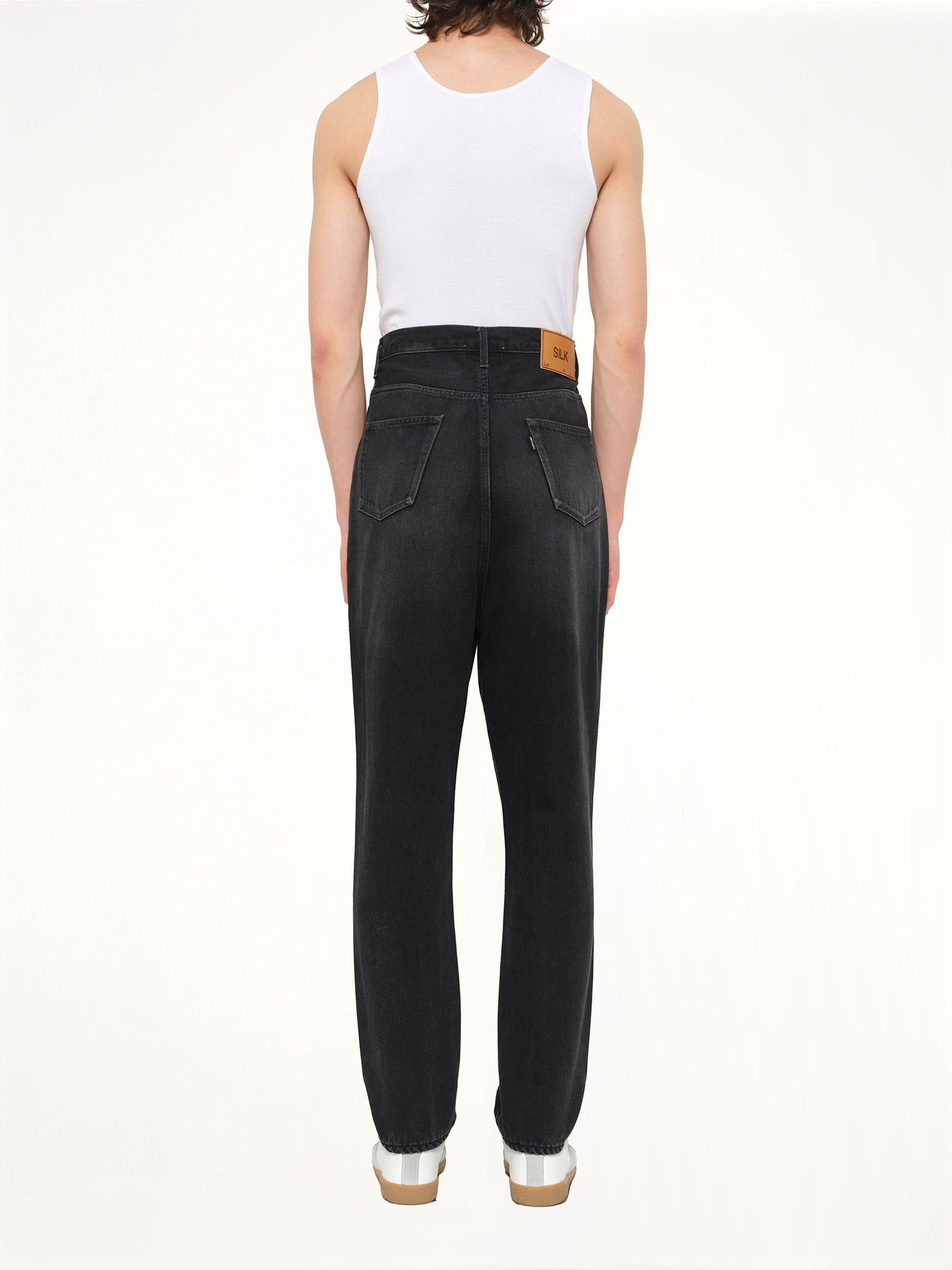 DOUBLET Denim Slim Pants (Black)