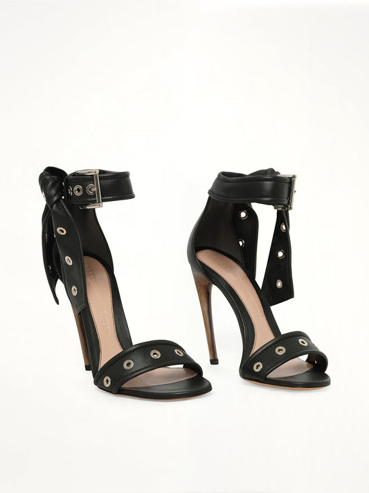 Alexander McQueen Leather Sandals (Black)