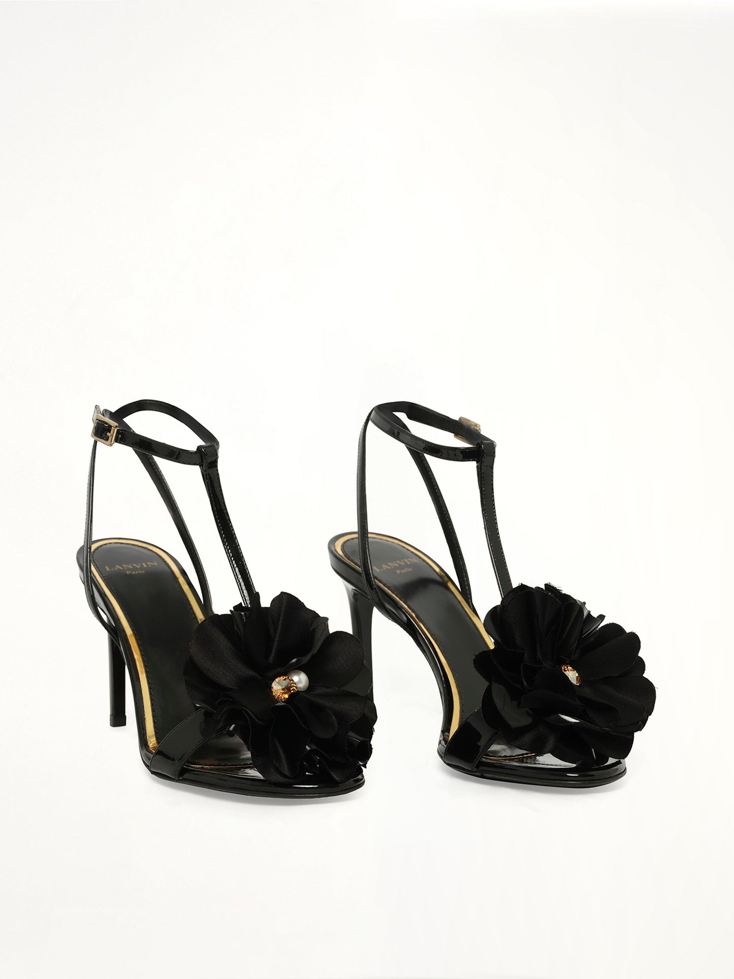 LANVIN Chain Sandal (Black)