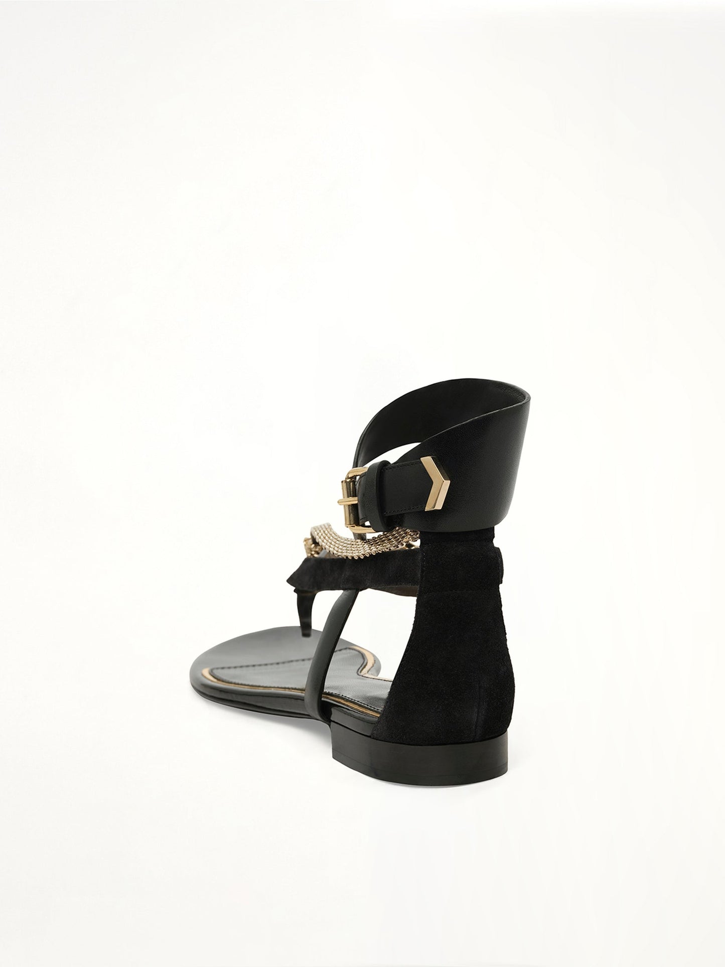 LANVIN Flat Sandal (Black)
