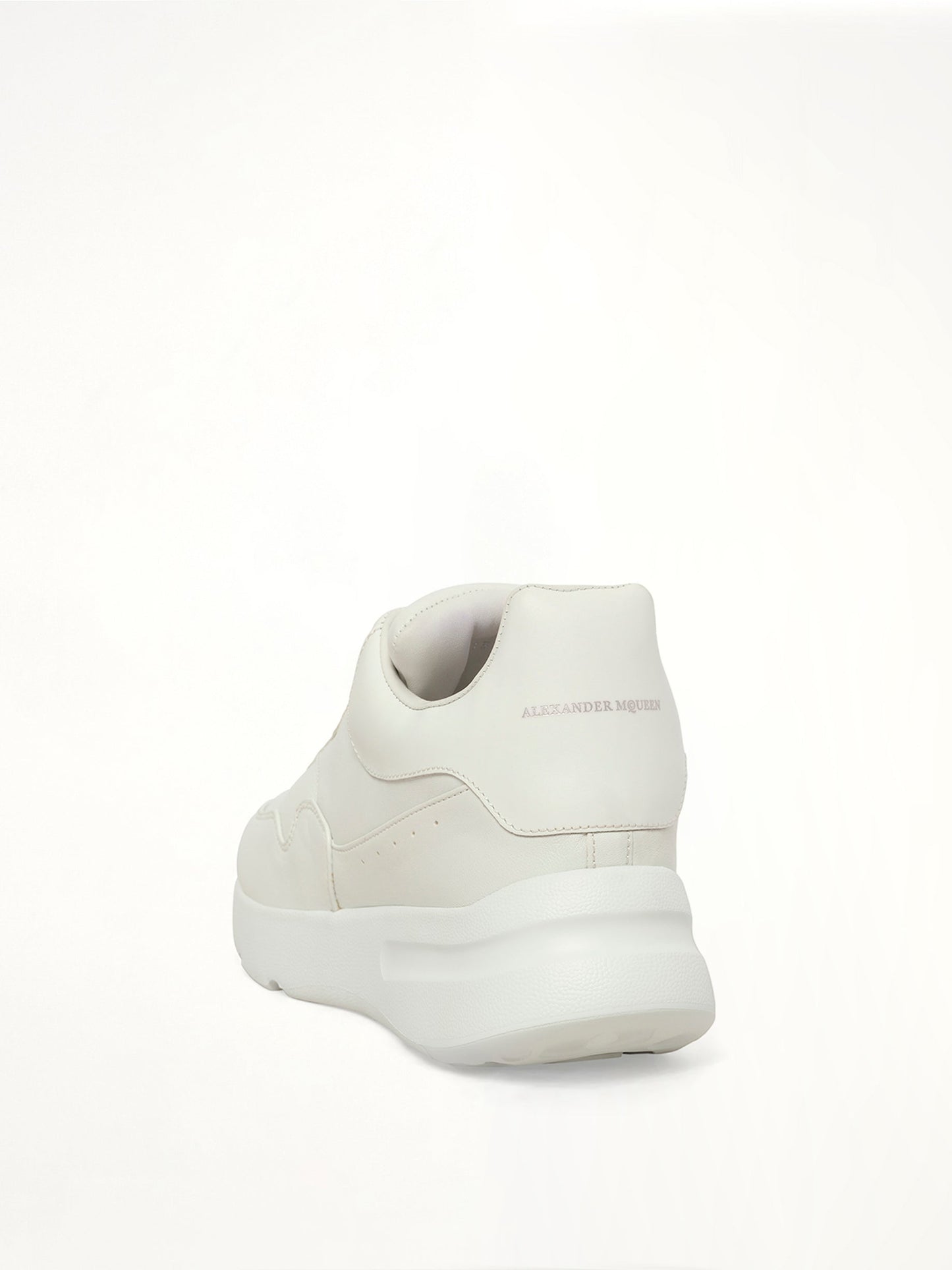 Alexander McQueen Nappa Larry Sneaker (White)