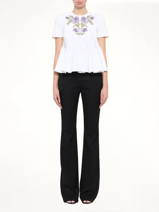 Alexander McQueen Cotton Piquet Top (9000)
