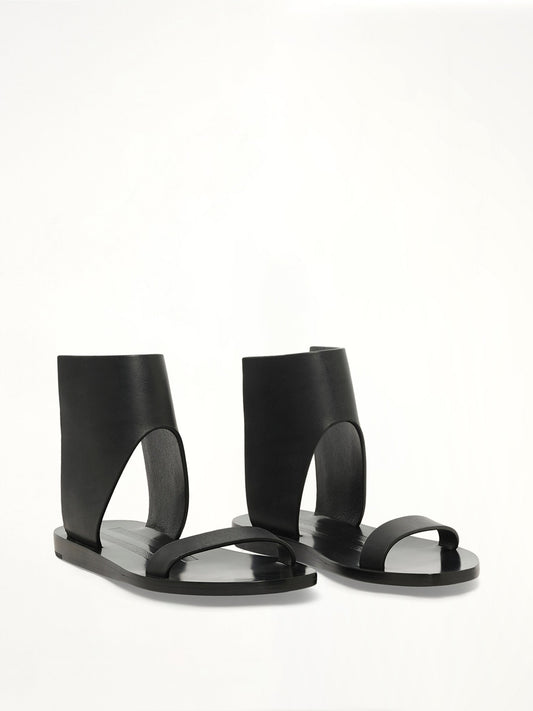 RICK OWENS Low Sandal (Black)