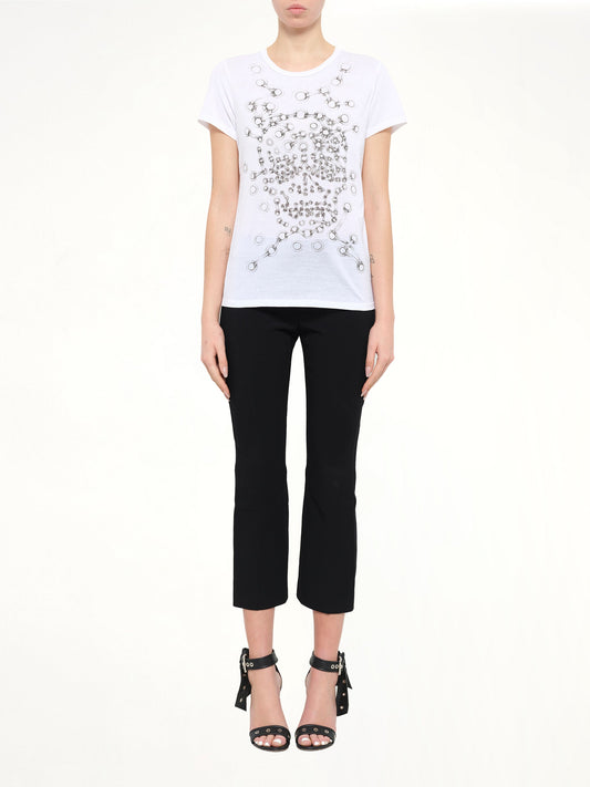 Alexander McQueen Eyelets T-Shirt (White)