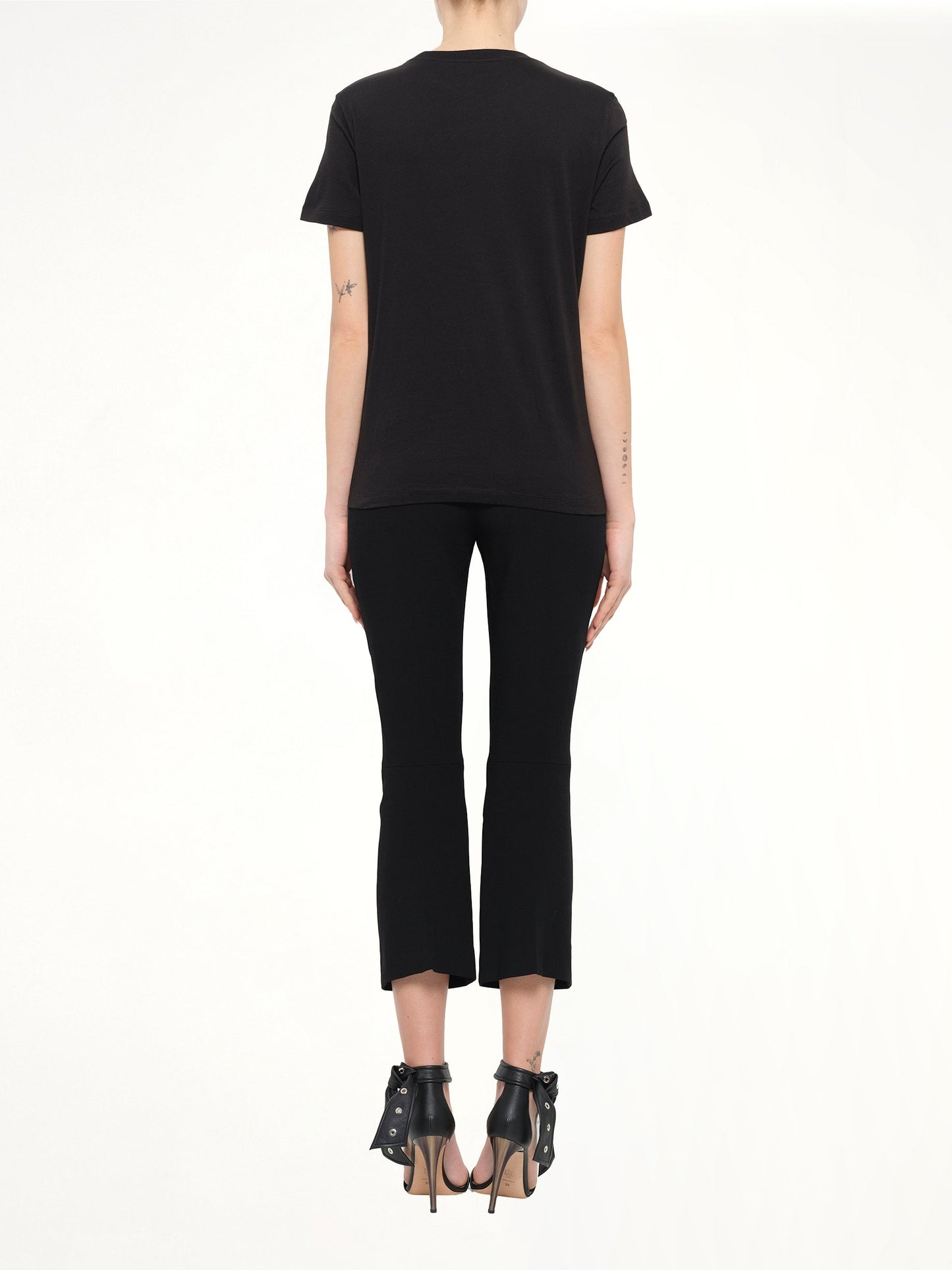 Alexander McQueen Jewelled Skull Tees (Black)